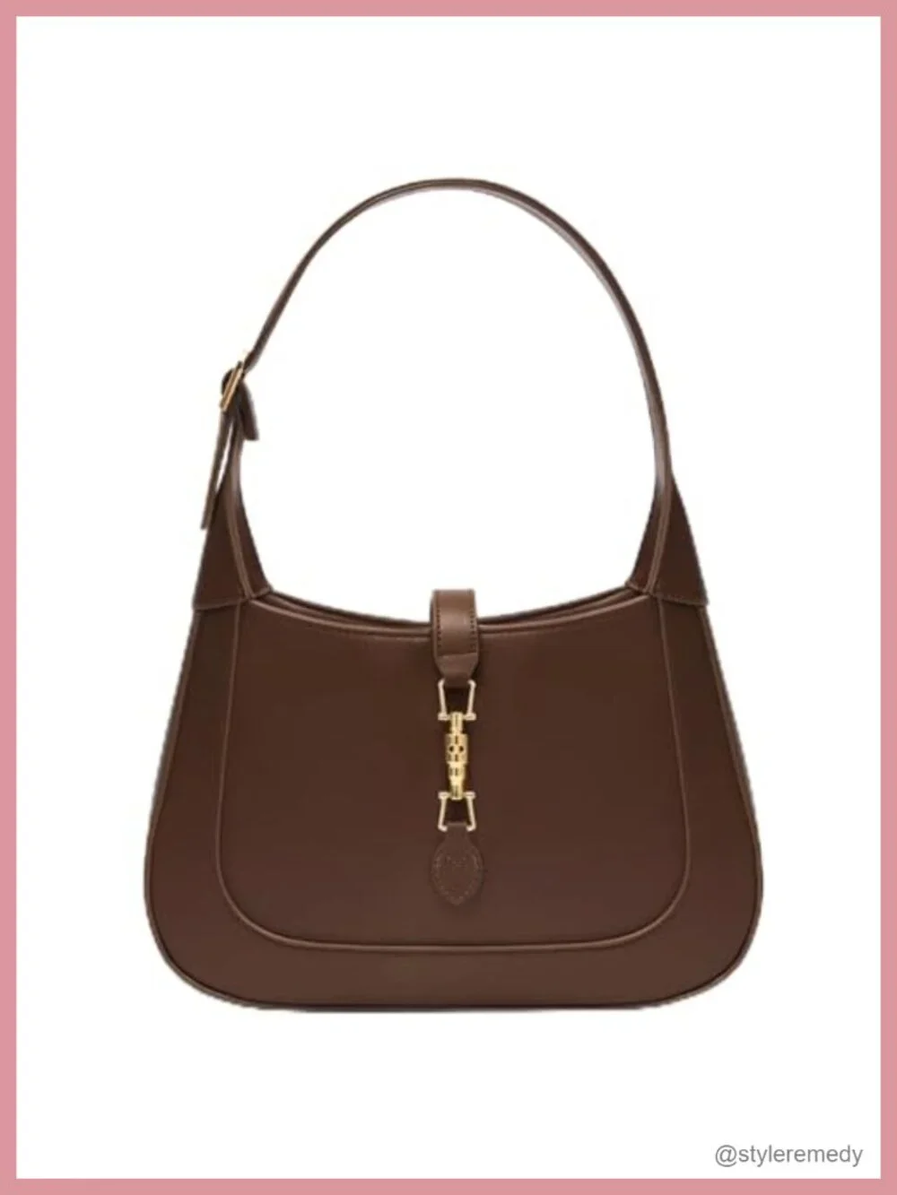 Crescent Faux Leather Hobo Shoulder Bag Adjustable Crossbody Purse Top Handle